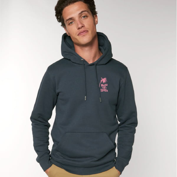 Sudadera surf Capucha 33B Gris Levante PositiveFucking - Imagen 2