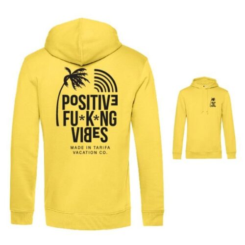 Sudadera Con Capucha Amarilla PositiveFucking