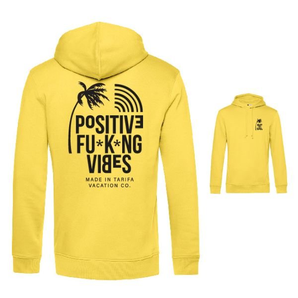 Sudadera Con Capucha Amarilla PositiveFucking