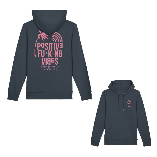 Sudadera surf Capucha 33B Gris Levante PositiveFucking