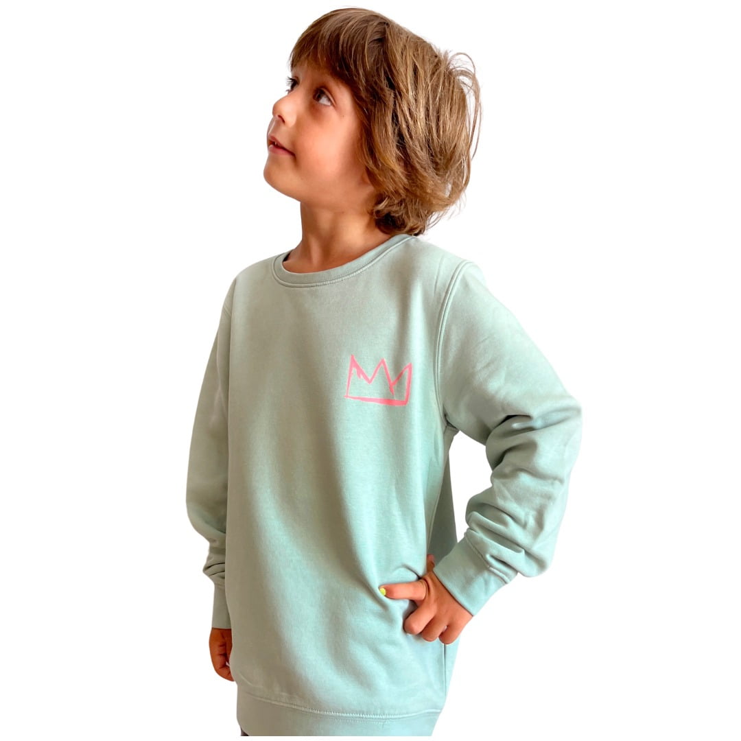 Sudadera infantil sin capucha KB - Imagen 2
