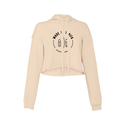 Sudadera orgánica Con Capucha corta Blanco Duna Surfandswim