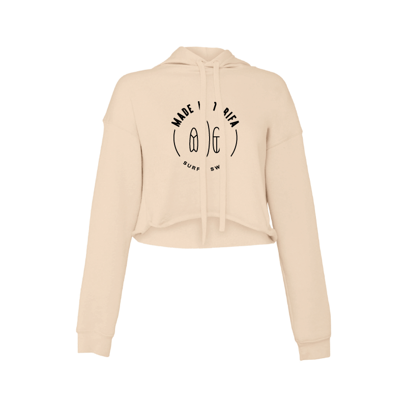 Sudadera orgánica Con Capucha corta Blanco Duna Surfandswim