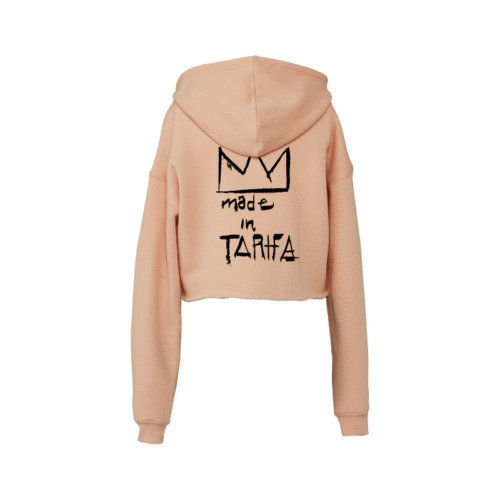 Sudadera orgánica corta Salmón KingTarifa