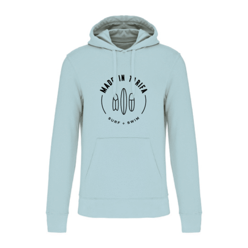 sudadera con capucha Din con l diseño surf and swim en negro