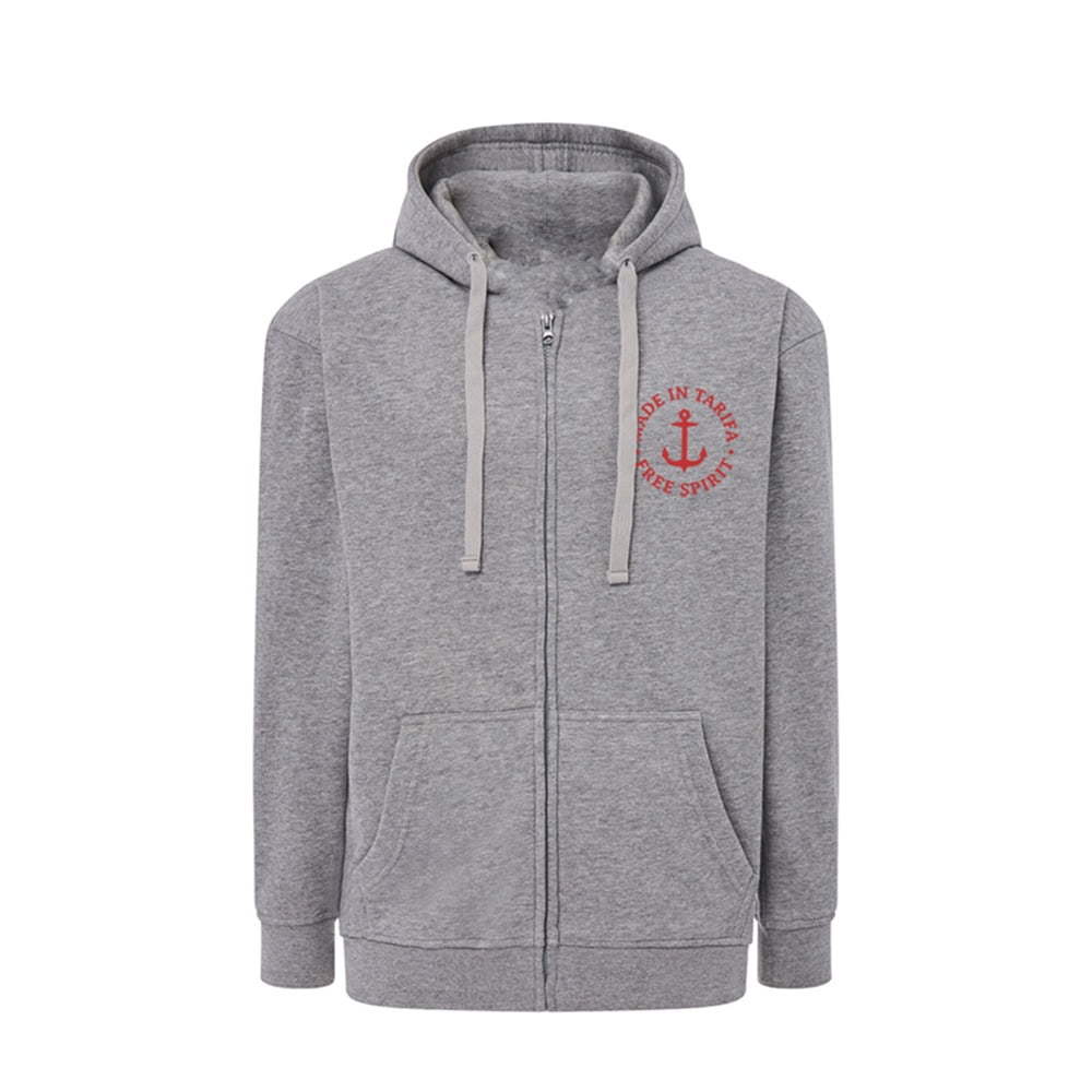 Sudadera cremallera Swuahood Gris TunafreeSpirit - Imagen 2