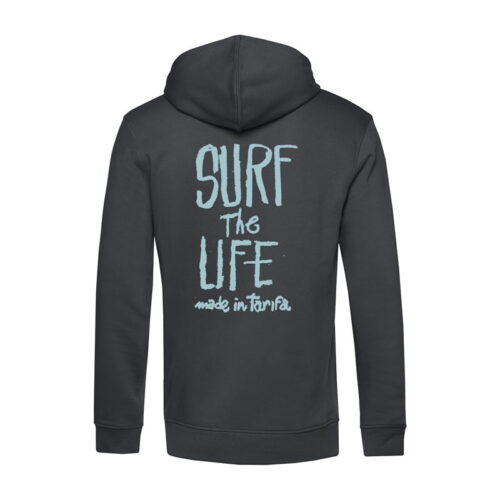 foto de sudadera con capucha gris